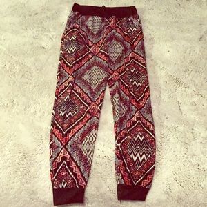 Soft patterned pants